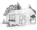 14' × 25' guest house - free plans