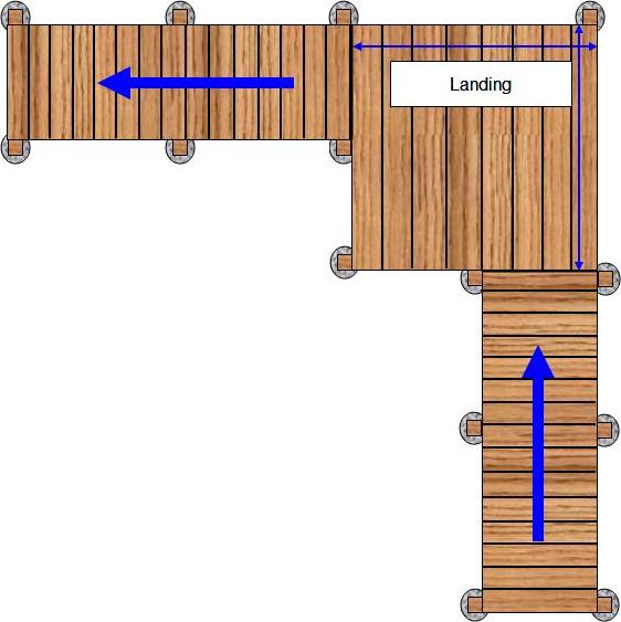 ramp wheelchair ramps plans handicap building shaped wooden landing deck build ada porch diy clip plan decks garage area construction